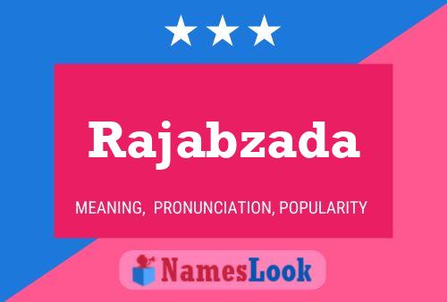 Rajabzada Name Poster