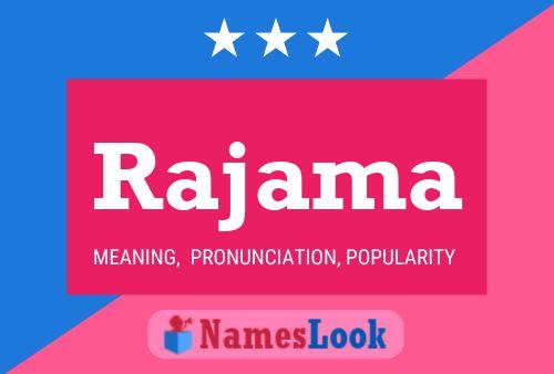 Rajama Name Poster