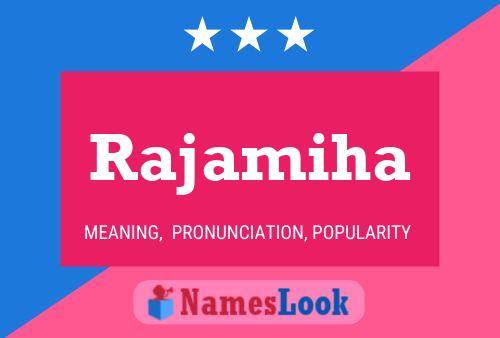 Rajamiha Name Poster