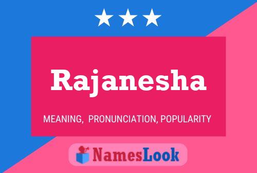 Rajanesha Name Poster