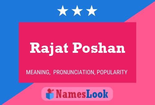 Rajat Poshan Name Poster