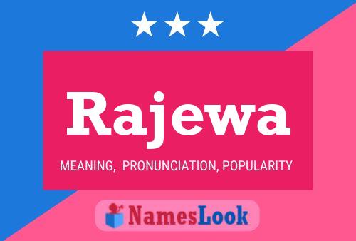 Rajewa Name Poster