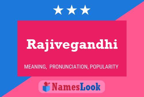 Rajivegandhi Name Poster