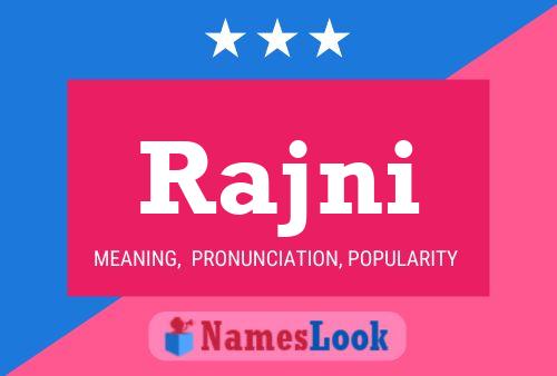 Rajni Name Poster