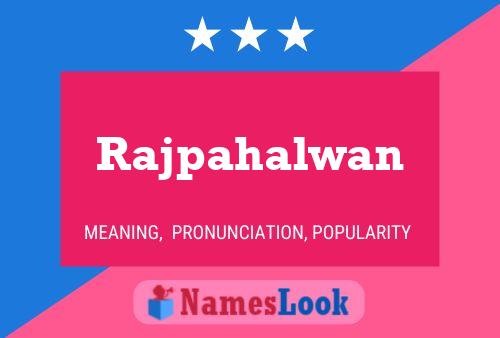 Rajpahalwan Name Poster