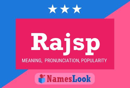 Rajsp Name Poster