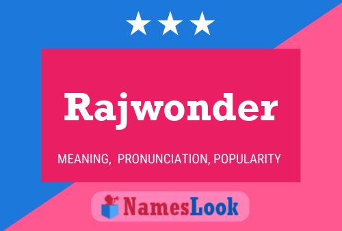 Rajwonder Name Poster