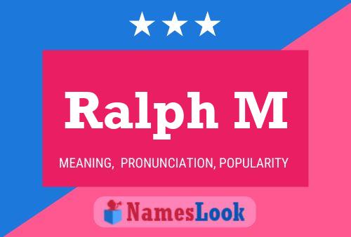 Ralph M Name Poster