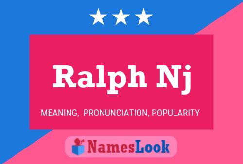 Ralph Nj Name Poster