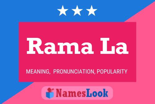 Rama La Name Poster