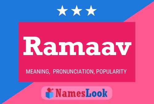 Ramaav Name Poster