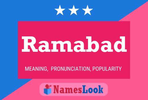 Ramabad Name Poster