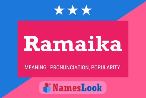 Ramaika Name Poster