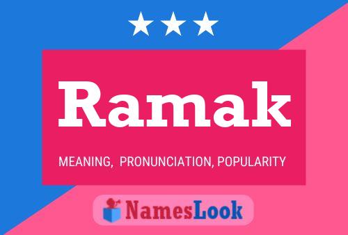 Ramak Name Poster