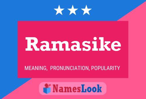 Ramasike Name Poster