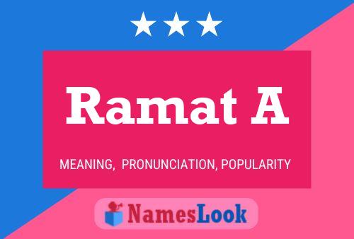 Ramat A Name Poster