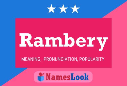 Rambery Name Poster