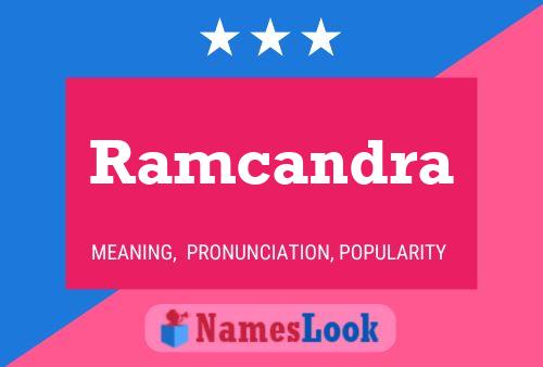 Ramcandra Name Poster