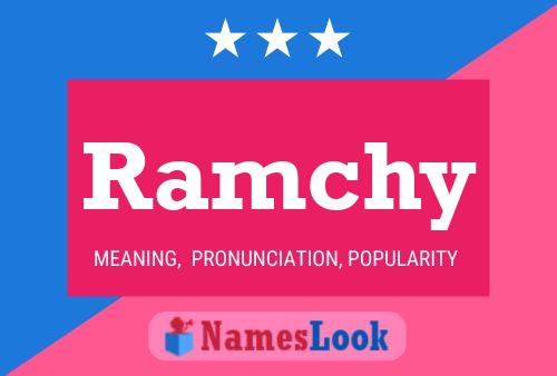 Ramchy Name Poster