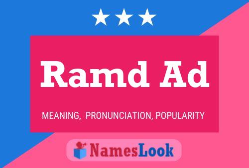 Ramd Ad Name Poster