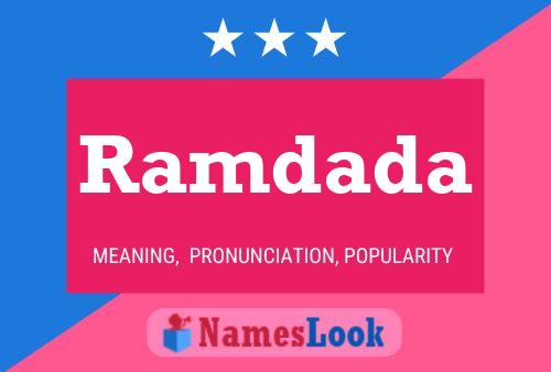 Ramdada Name Poster