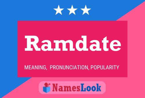 Ramdate Name Poster