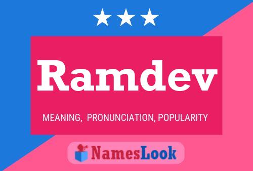 Ramdev Name Poster