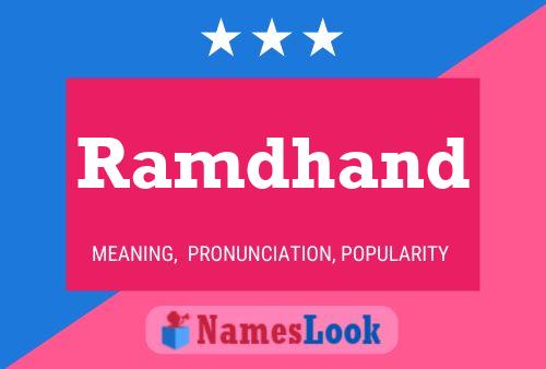 Ramdhand Name Poster