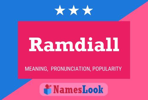 Ramdiall Name Poster