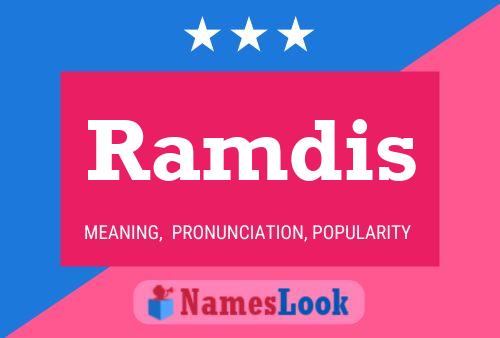 Ramdis Name Poster