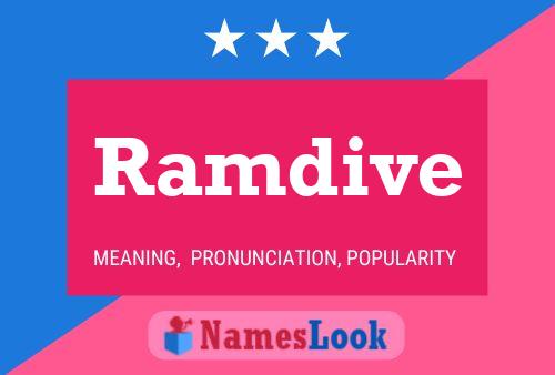 Ramdive Name Poster