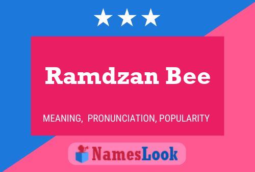 Ramdzan Bee Name Poster