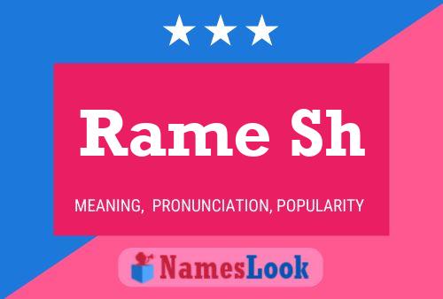 Rame Sh Name Poster