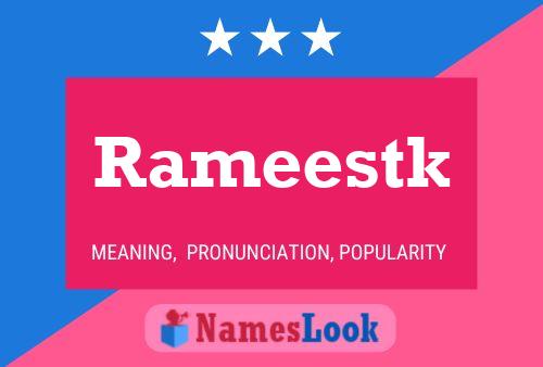 Rameestk Name Poster