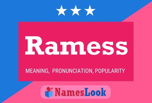 Ramess Name Poster