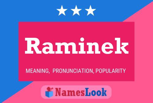 Raminek Name Poster