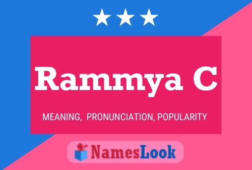 Rammya C Name Poster