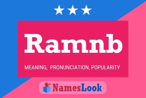 Ramnb Name Poster