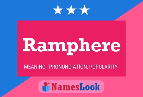 Ramphere Name Poster