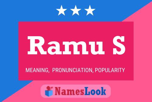 Ramu S Name Poster