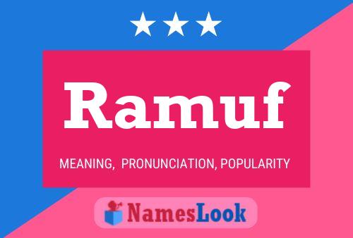 Ramuf Name Poster