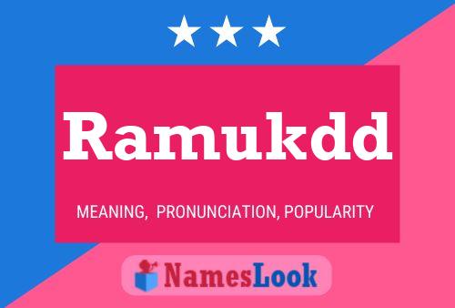 Ramukdd Name Poster