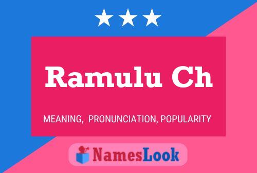 Ramulu Ch Name Poster