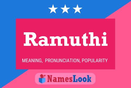 Ramuthi Name Poster