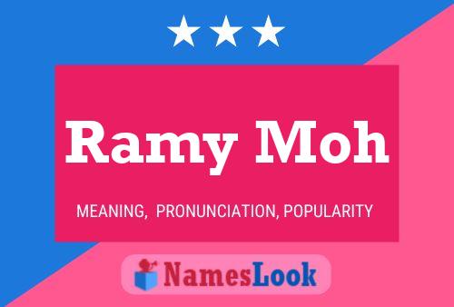 Ramy Moh Name Poster