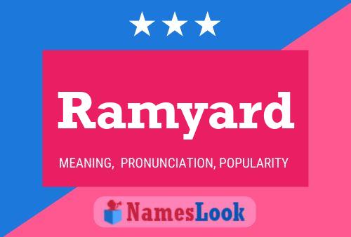 Ramyard Name Poster