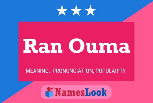 Ran Ouma Name Poster