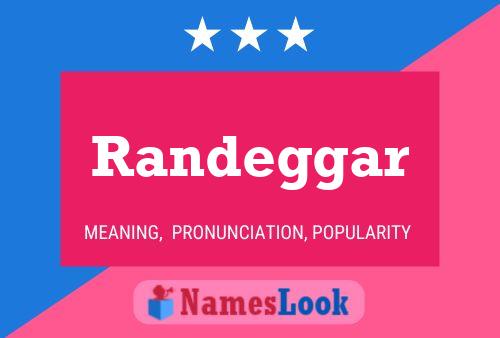 Randeggar Name Poster