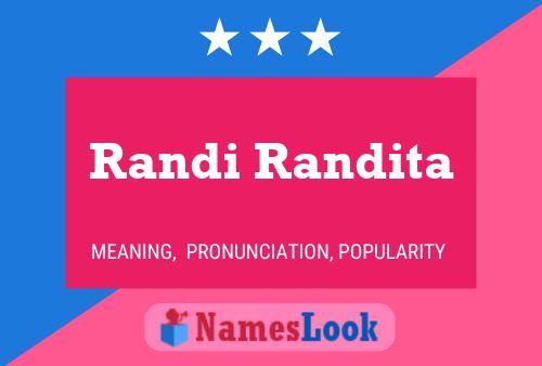 Randi Randita Name Poster