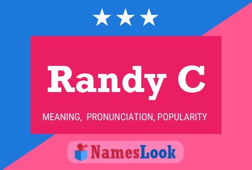 Randy C Name Poster